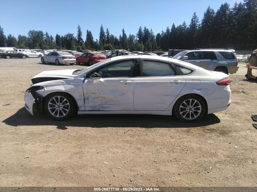 2017 FORD FUSION SE - 3FA6P0HD0HR132433