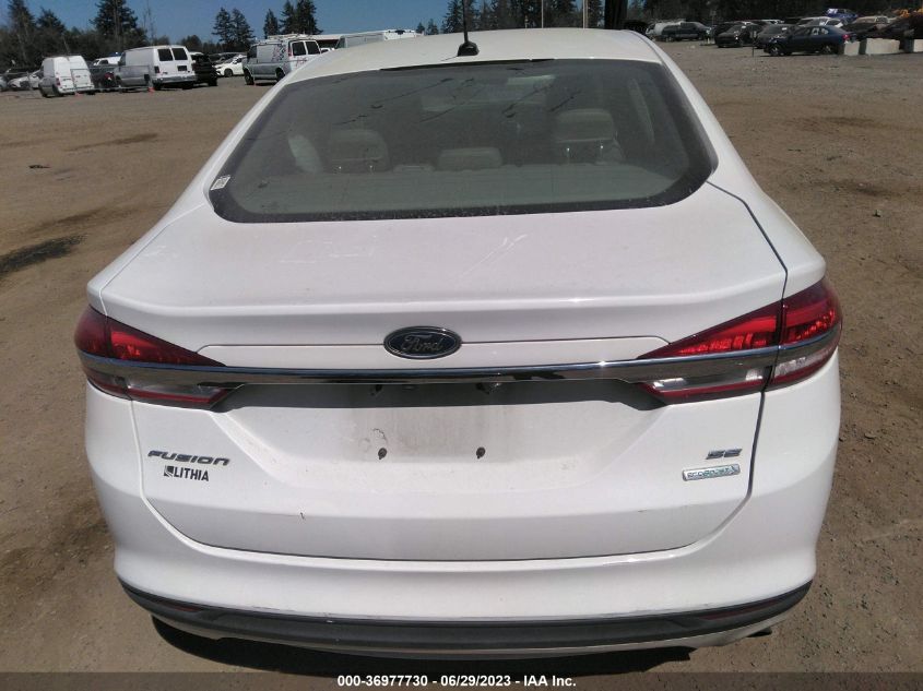 2017 FORD FUSION SE - 3FA6P0HD0HR132433