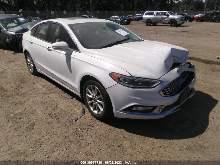 2017 FORD FUSION SE - 3FA6P0HD0HR132433