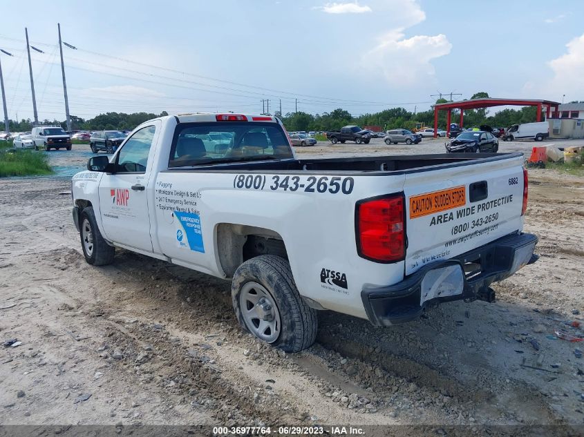 2016 CHEVROLET SILVERADO 1500 WORK TRUCK - 1GCNCNEHXGZ200124