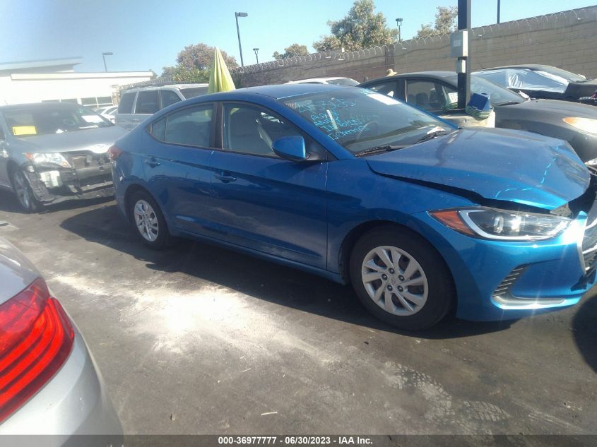 2018 HYUNDAI ELANTRA SE - 5NPD74LF7JH259531