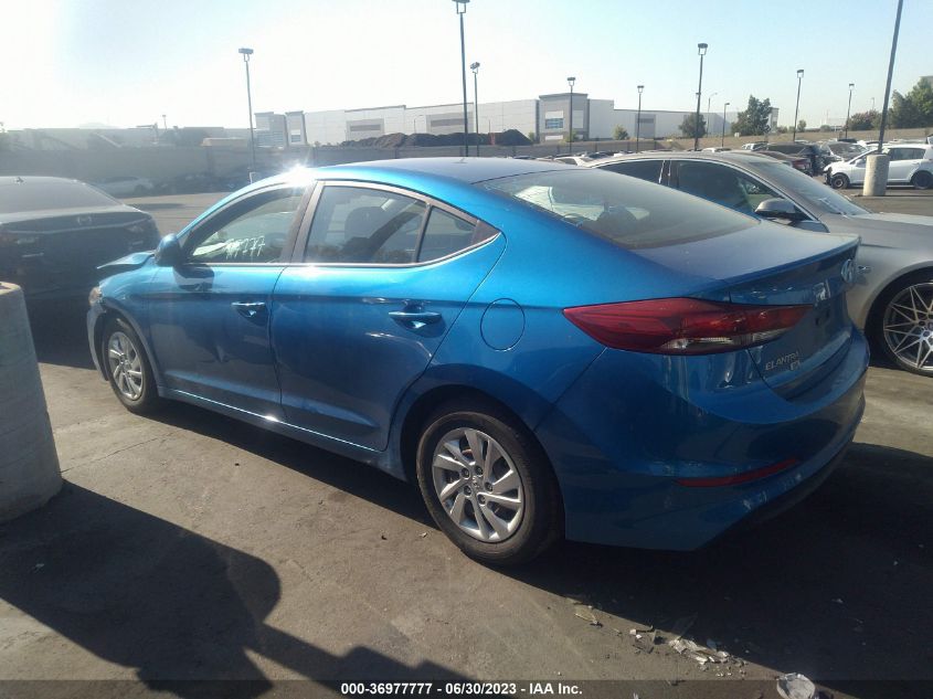 2018 HYUNDAI ELANTRA SE - 5NPD74LF7JH259531