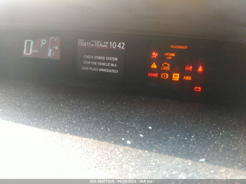 2016 TOYOTA PRIUS C ONE/TWO/THREE/FOUR - JTDKDTB30G1132587