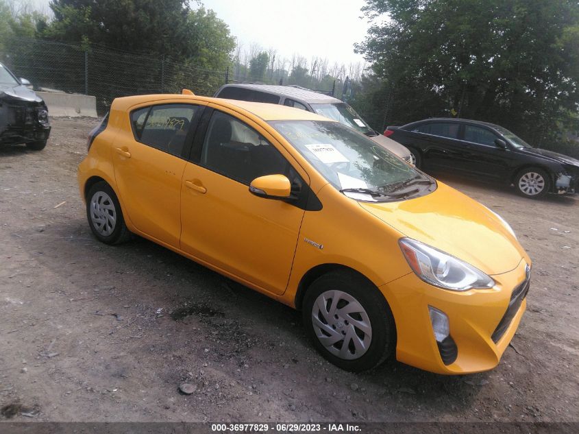 2016 TOYOTA PRIUS C ONE/TWO/THREE/FOUR - JTDKDTB30G1132587