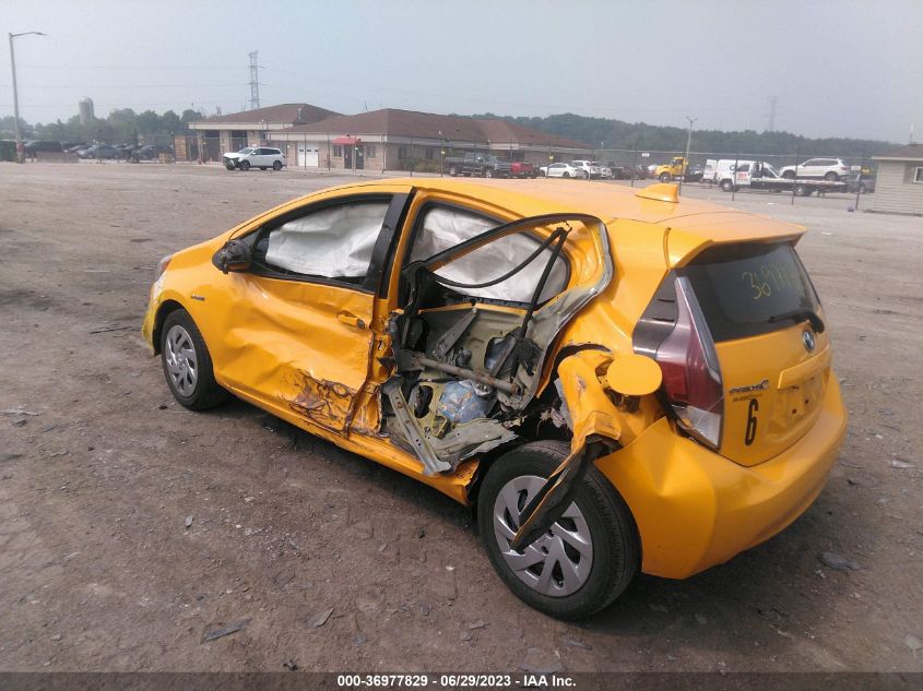 2016 TOYOTA PRIUS C ONE/TWO/THREE/FOUR - JTDKDTB30G1132587