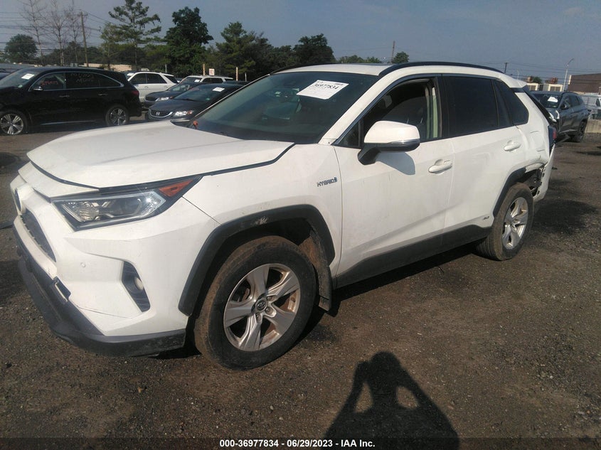 VIN JTMRWRFV4KD034810 2019 TOYOTA RAV4 HYBRID XLE