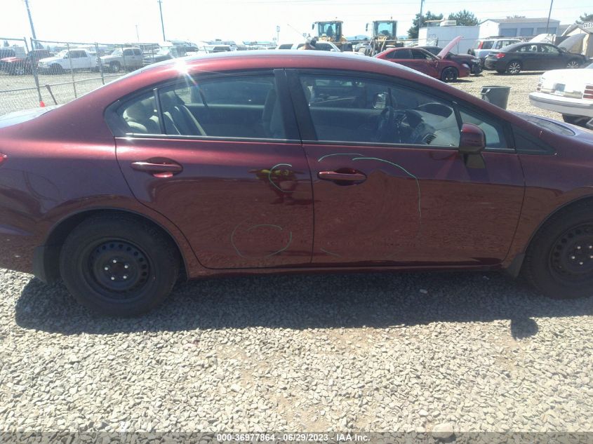 2013 HONDA CIVIC SDN LX - 19XFB2F52DE266393
