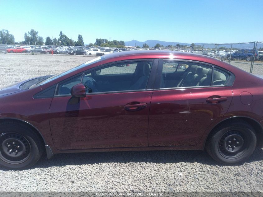 2013 HONDA CIVIC SDN LX - 19XFB2F52DE266393