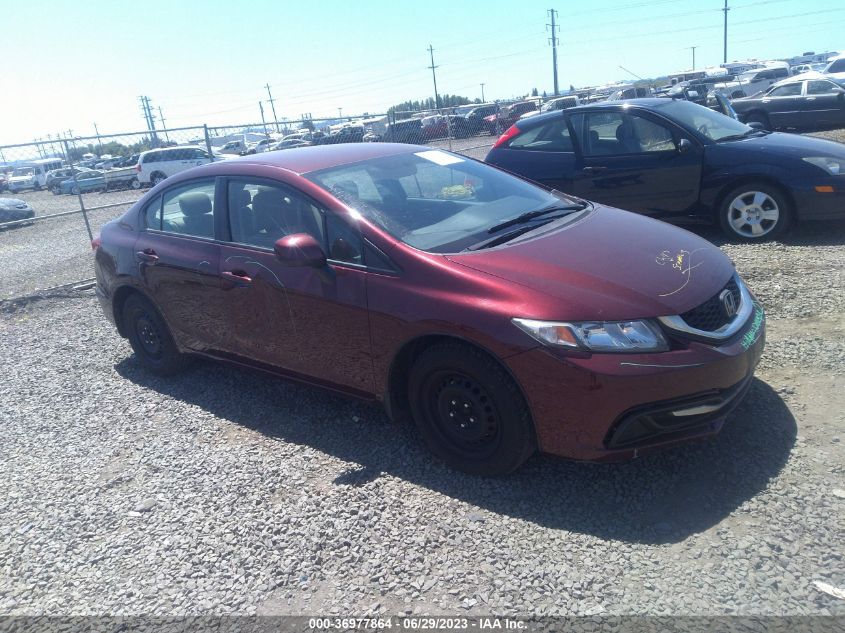 2013 HONDA CIVIC SDN LX - 19XFB2F52DE266393