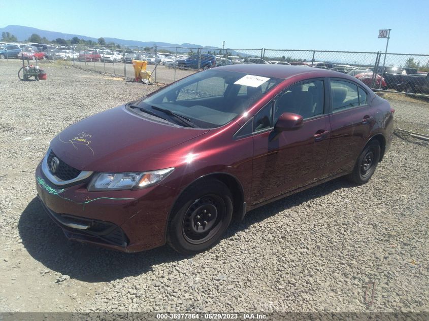 2013 HONDA CIVIC SDN LX - 19XFB2F52DE266393