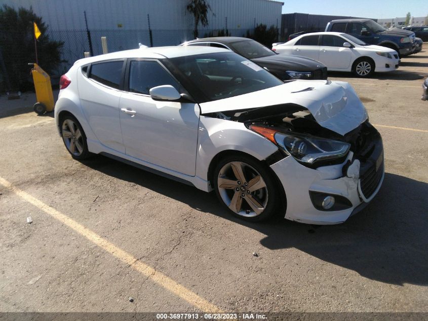 2015 HYUNDAI VELOSTER TURBO - KMHTC6AE8FU217164