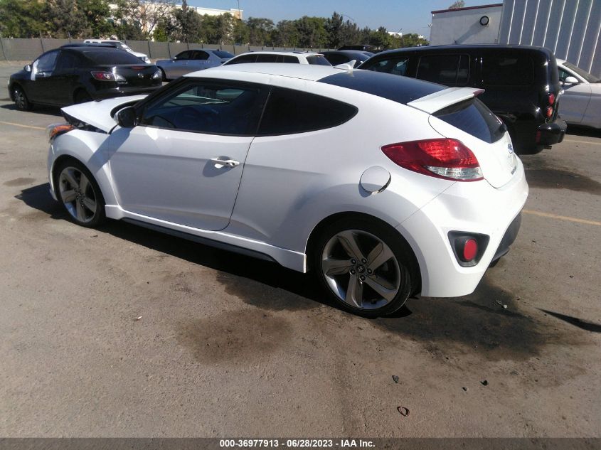 2015 HYUNDAI VELOSTER TURBO - KMHTC6AE8FU217164