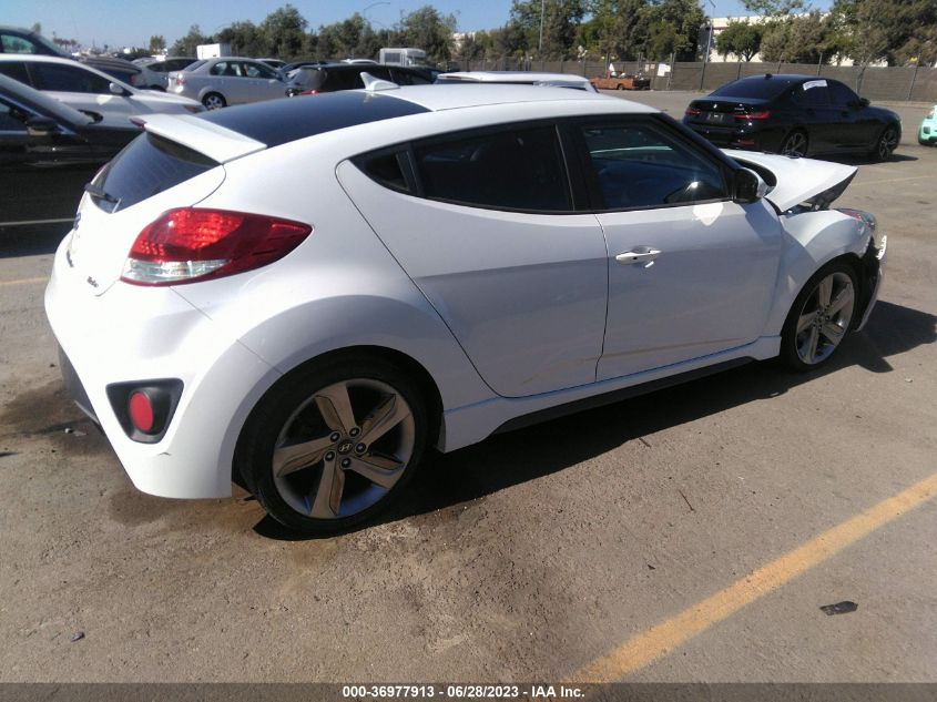 2015 HYUNDAI VELOSTER TURBO - KMHTC6AE8FU217164