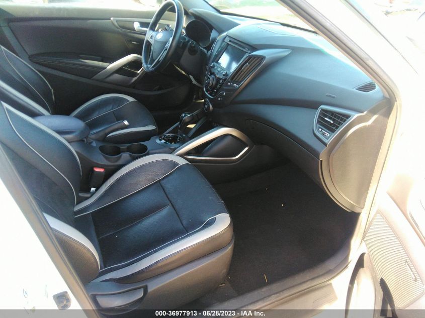 2015 HYUNDAI VELOSTER TURBO - KMHTC6AE8FU217164