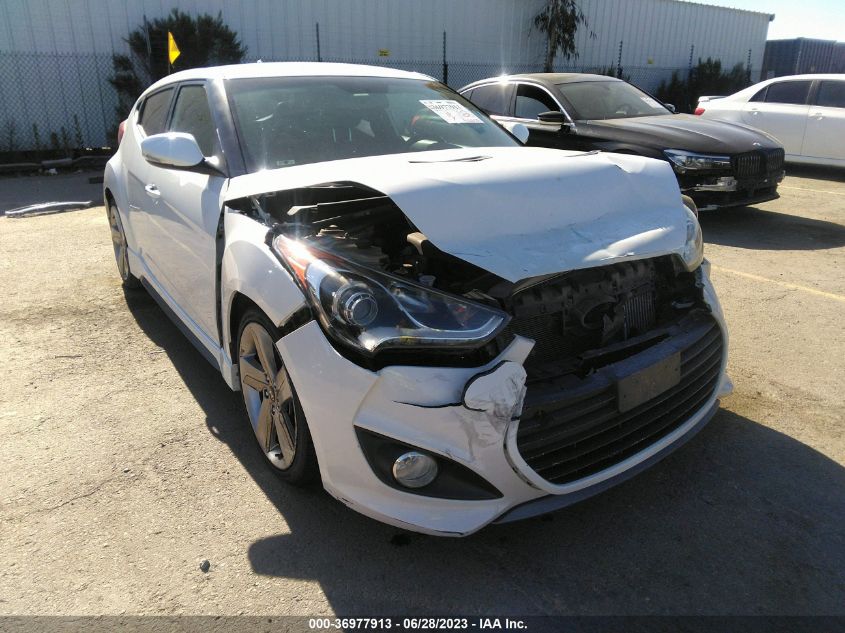 2015 HYUNDAI VELOSTER TURBO - KMHTC6AE8FU217164
