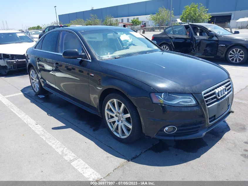 Lot #2525399141 2012 AUDI A4 2.0T PREMIUM salvage car