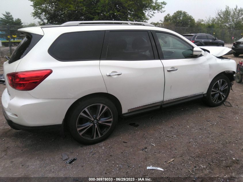 2018 NISSAN PATHFINDER PLATINUM - 5N1DR2MM9JC619966