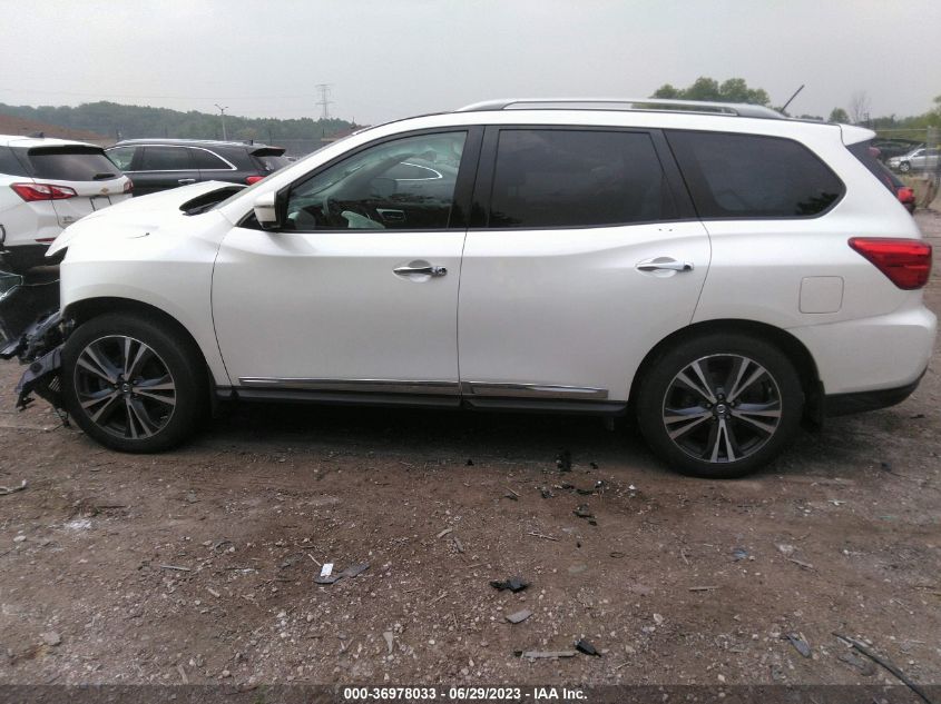 2018 NISSAN PATHFINDER PLATINUM - 5N1DR2MM9JC619966