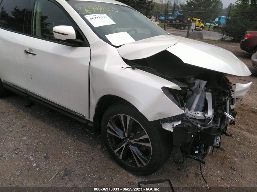 2018 NISSAN PATHFINDER PLATINUM - 5N1DR2MM9JC619966