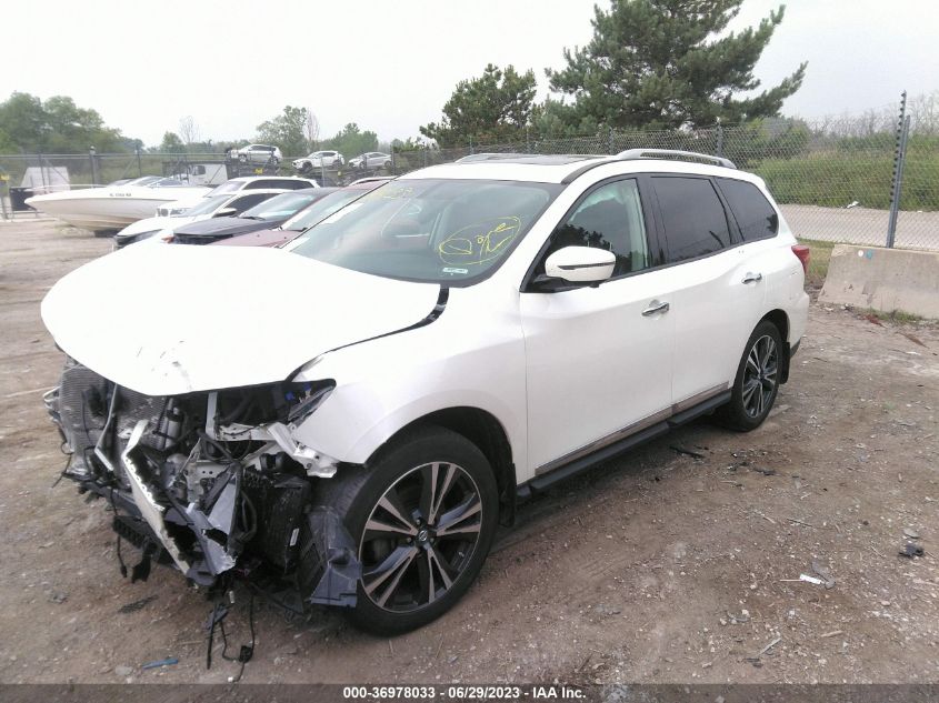 2018 NISSAN PATHFINDER PLATINUM - 5N1DR2MM9JC619966