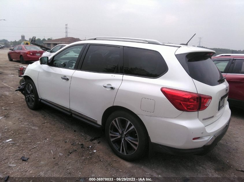2018 NISSAN PATHFINDER PLATINUM - 5N1DR2MM9JC619966