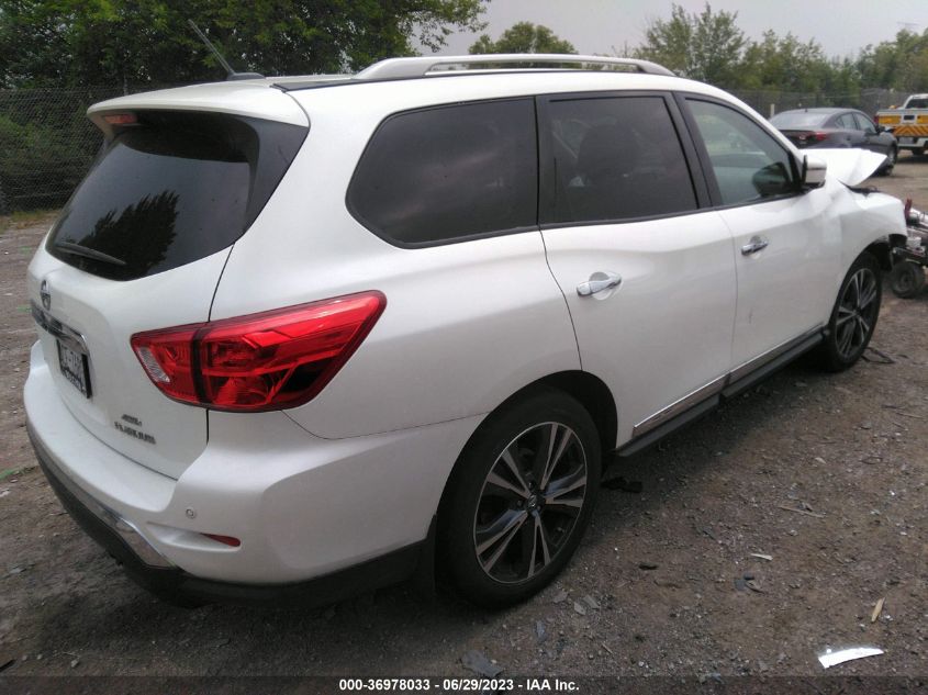 2018 NISSAN PATHFINDER PLATINUM - 5N1DR2MM9JC619966