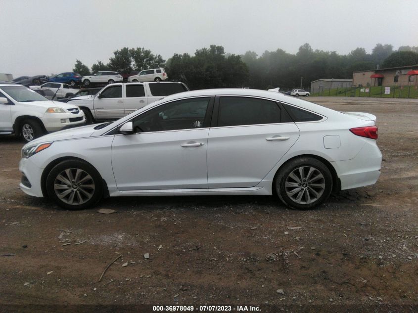 2016 HYUNDAI SONATA 2.4L SPORT - 5NPE34AFXGH346948