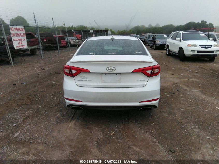 2016 HYUNDAI SONATA 2.4L SPORT - 5NPE34AFXGH346948