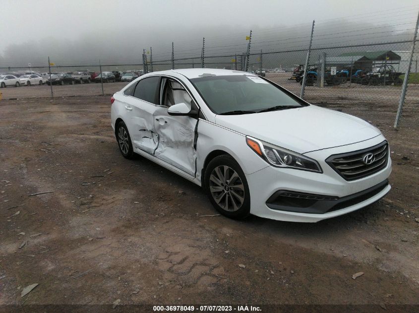 2016 HYUNDAI SONATA 2.4L SPORT - 5NPE34AFXGH346948