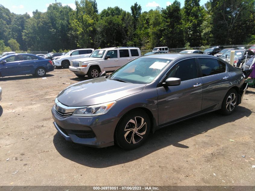 2016 HONDA ACCORD SEDAN LX - 1HGCR2F31GA183608