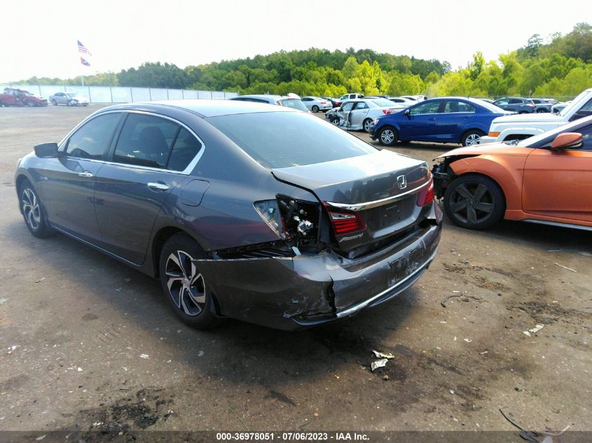 2016 HONDA ACCORD SEDAN LX - 1HGCR2F31GA183608