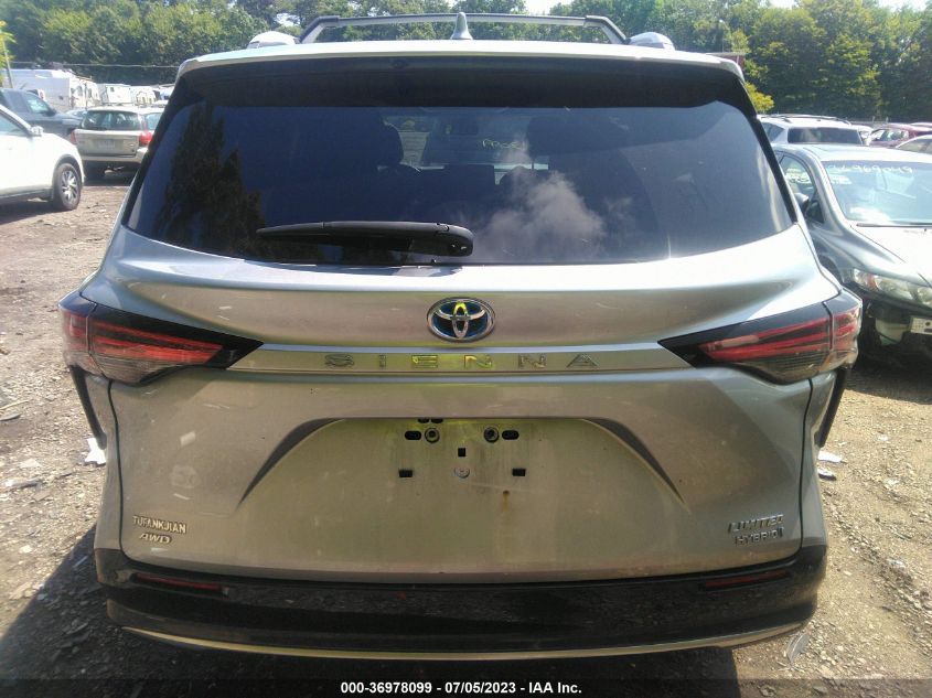 2022 TOYOTA SIENNA LIMITED - 5TDZSKFC9NS048888