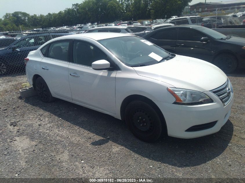 2015 NISSAN SENTRA SR/SL/S/SV/FE+ S - 3N1AB7AP2FY238825