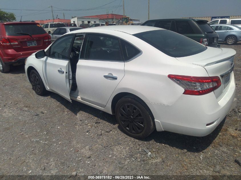 2015 NISSAN SENTRA SR/SL/S/SV/FE+ S - 3N1AB7AP2FY238825