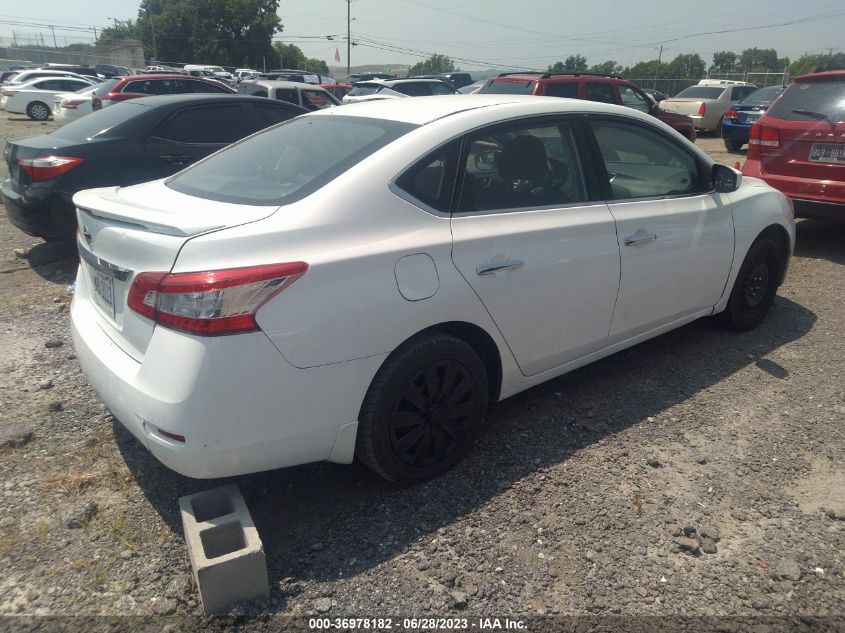 2015 NISSAN SENTRA SR/SL/S/SV/FE+ S - 3N1AB7AP2FY238825