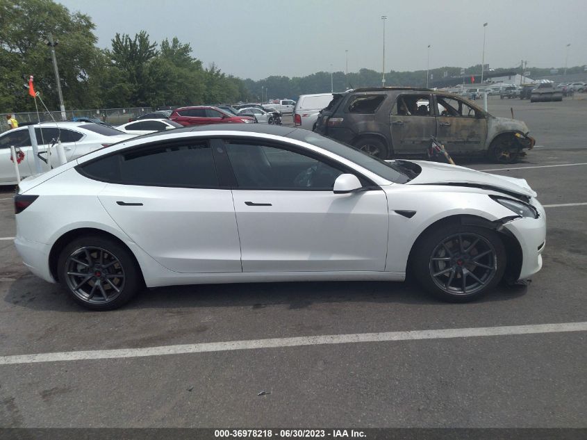 2021 TESLA MODEL 3 STANDARD RANGE PLUS - 5YJ3E1EA1MF083418
