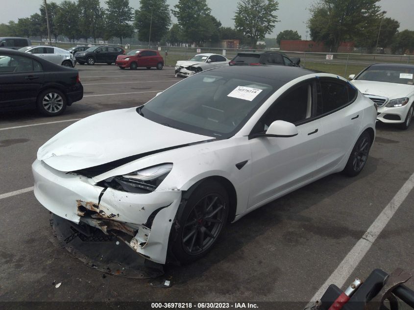 2021 TESLA MODEL 3 STANDARD RANGE PLUS - 5YJ3E1EA1MF083418