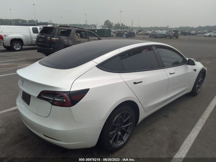 2021 TESLA MODEL 3 STANDARD RANGE PLUS - 5YJ3E1EA1MF083418