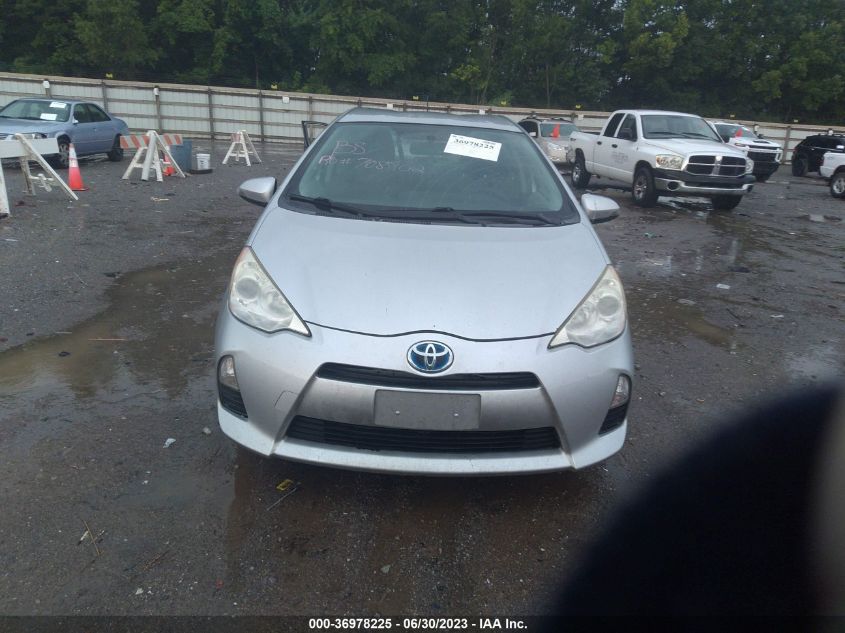2013 TOYOTA PRIUS C ONE/TWO/THREE/FOUR - JTDKDTB30D1552328