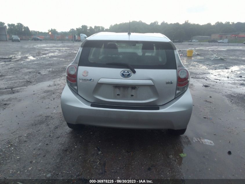 2013 TOYOTA PRIUS C ONE/TWO/THREE/FOUR - JTDKDTB30D1552328