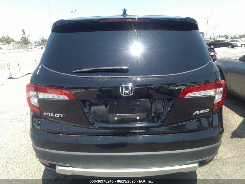 2020 HONDA PILOT EX-L - 5FNYF6H59LB067447