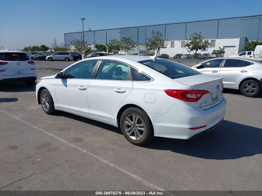 2017 HYUNDAI SONATA SE - 5NPE24AF8HH446695