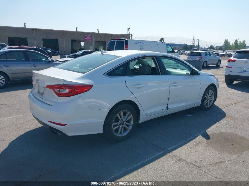 2017 HYUNDAI SONATA SE - 5NPE24AF8HH446695