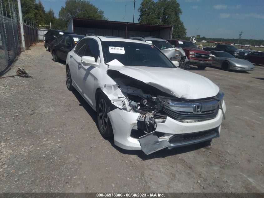 2016 HONDA ACCORD SEDAN EX - 1HGCR2F00GA112521