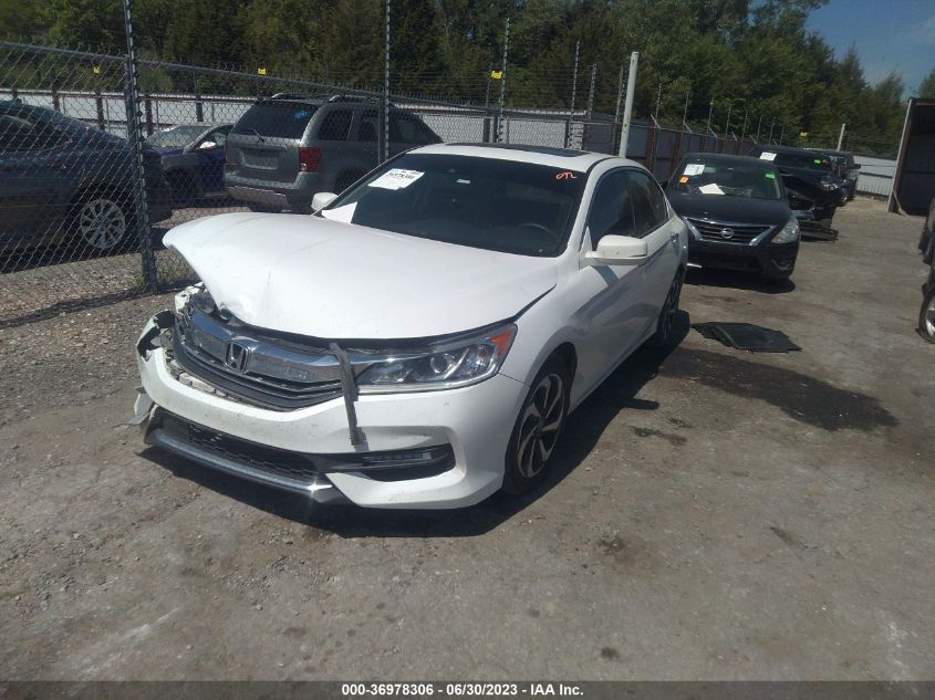 2016 HONDA ACCORD SEDAN EX - 1HGCR2F00GA112521