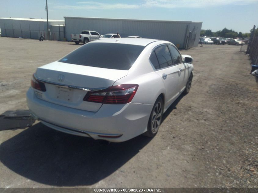 2016 HONDA ACCORD SEDAN EX - 1HGCR2F00GA112521