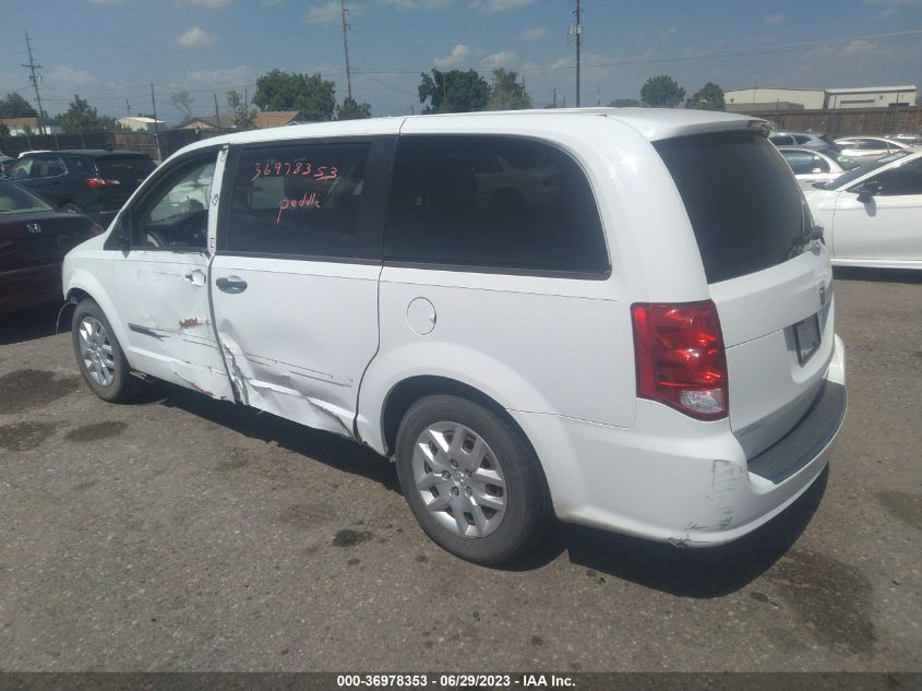 2014 RAM CARGO VAN TRADESMAN 2C4JRGAG8ER179528
