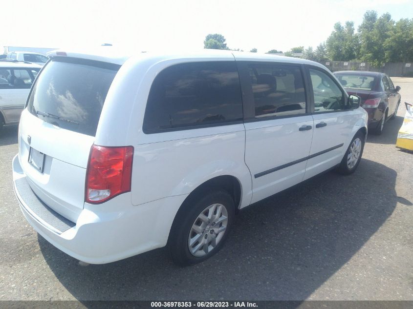 2014 RAM CARGO VAN TRADESMAN 2C4JRGAG8ER179528