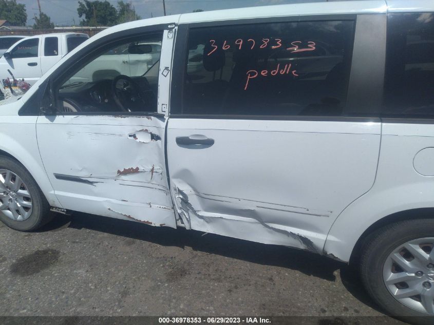 2014 RAM CARGO VAN TRADESMAN 2C4JRGAG8ER179528