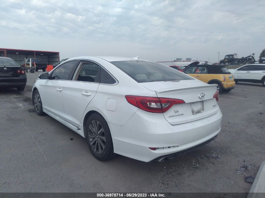 2015 HYUNDAI SONATA 2.4L SPORT - 5NPE34AF2FH021998